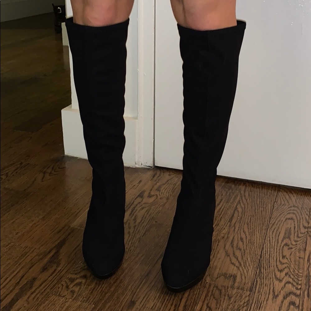 Donald J Pliner Tall Black Boots